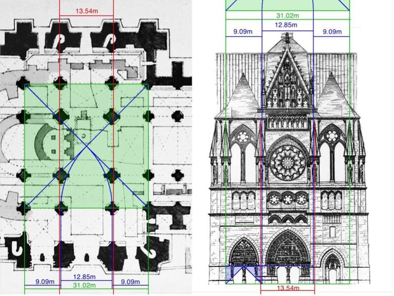 This dimension at first seems to correspond to nothing in the ground plan.