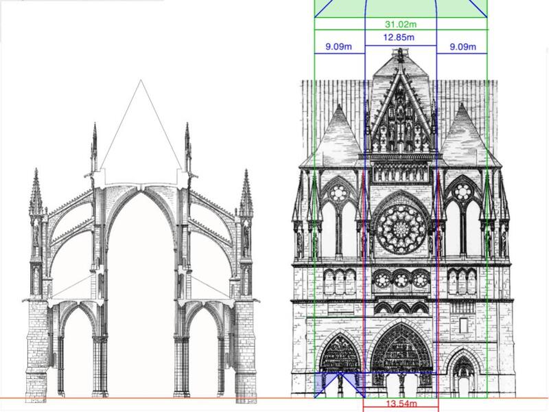By way of reminder, the crucial dimensions in the transept plan were the 31.0…
