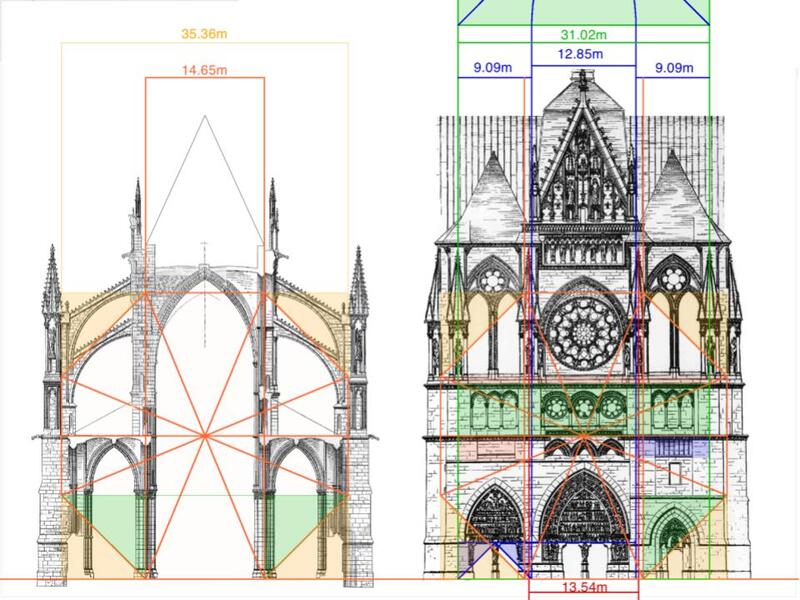 The height of the little shed roof in the western transept tower, seen here i…