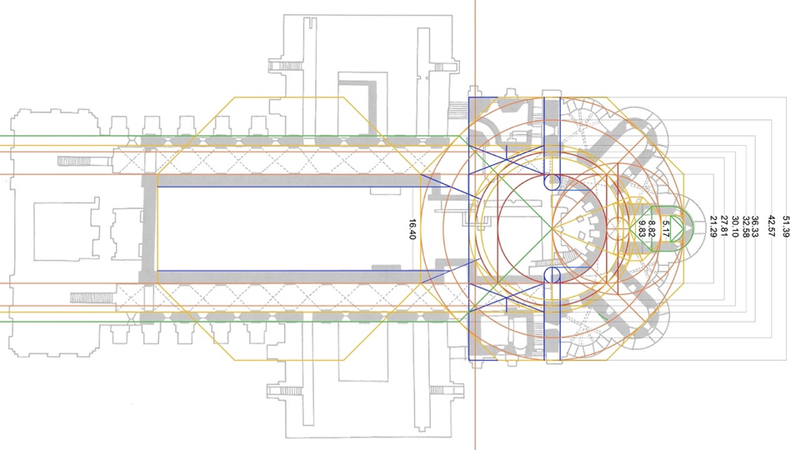 Many other elements of Fulbert’s crypt can be readily located within this sys…