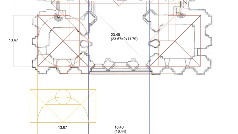 In principle, the design of the tower bases seems to have involved quadrature…