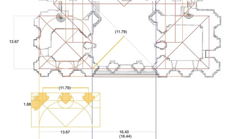 That width will be 1.88m, as the label at left now indicates. All this geomet…