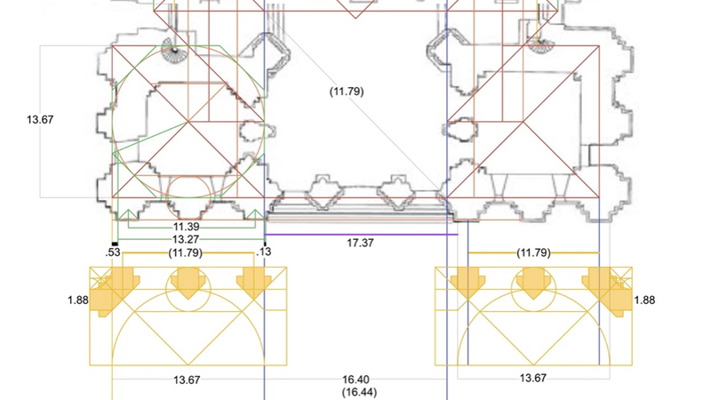 As a result of all this, we can find that the space between the buttresses of…