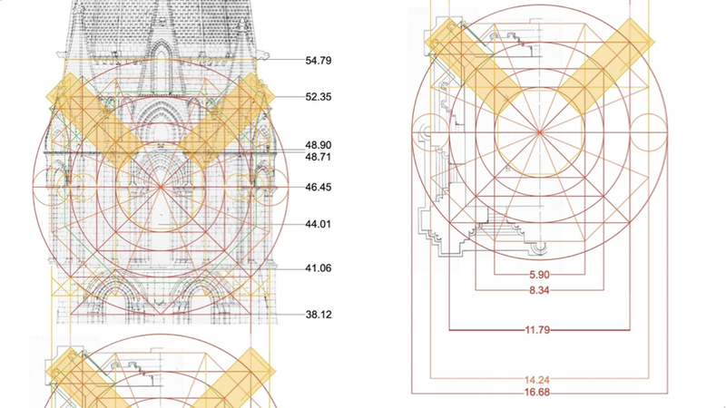 These diagrams show the first stages in the geometrical development of the sp…