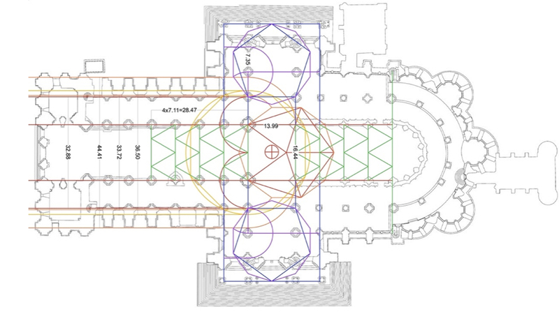 When I circumscribe purple decagons around those pentagons, finally, I find t…