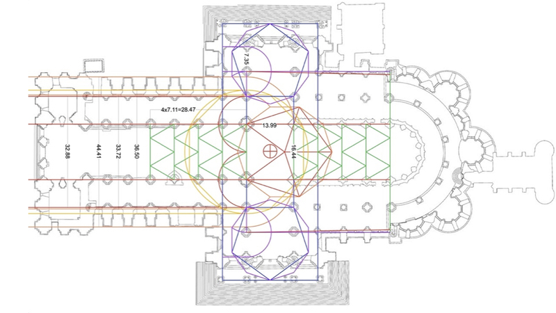 As you can see with the lines I’ve just added at right, the outer walls of th…