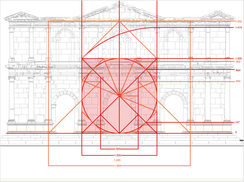 Inscribe an octagon around the circle, and draw rays to its corners; their in…