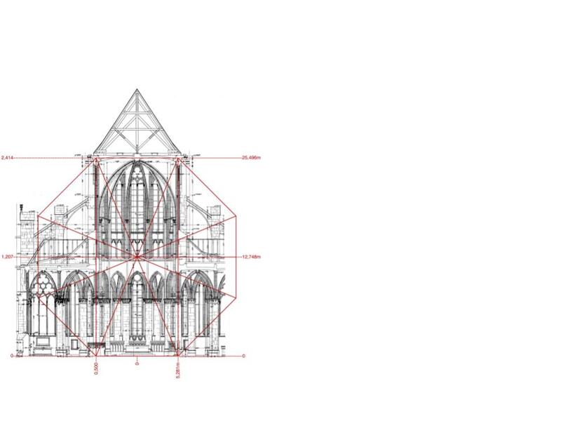 Die in 1259 begonnene Zisterzienserkirche von Altenberg folgt einem sehr ähnl…
