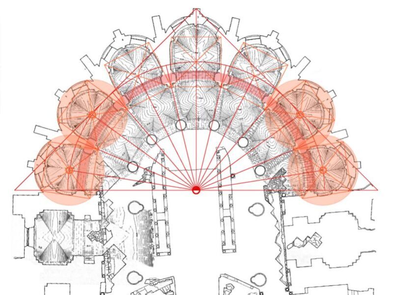 Gould also realized that the size of the chapels could be found by constructi…