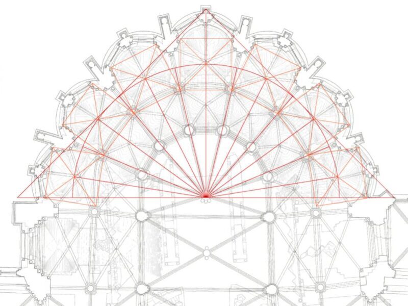 Here once again are the seven touching squares, four of which are concentric…