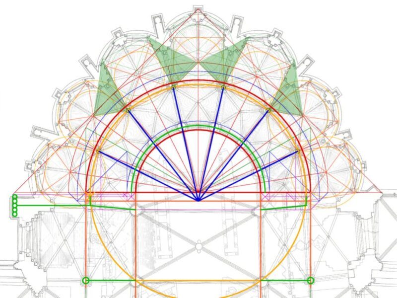 Instead, they are aligned with these blue rays, which converge on a point hal…