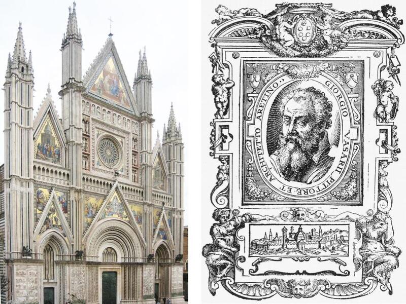 At times, he seems to have had in mind structures like the façade of Orvieto…