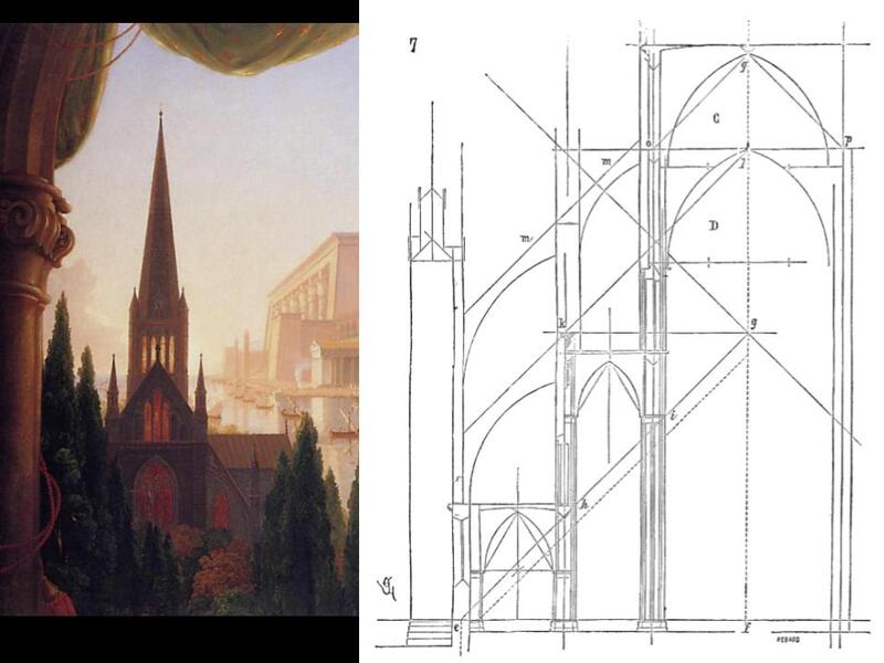 In the nineteenth century, of course, scholars such as Viollet-le-Duc celebra…