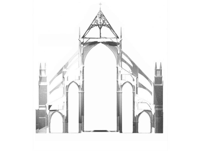 Here, for instance, is a laser-scanned section of Bourges Cathedral made by A…