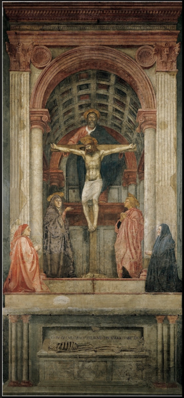 Here is Masaccio’s Trinity.