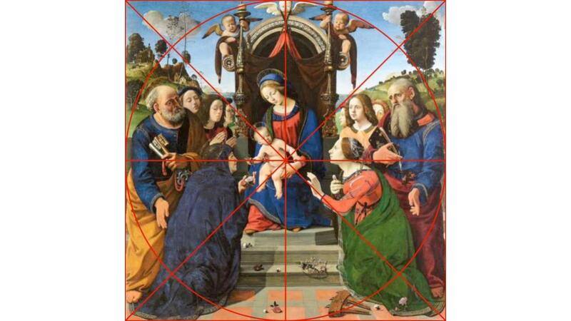 The panel is a perfect square. Note that a circle inscribed within this squar…